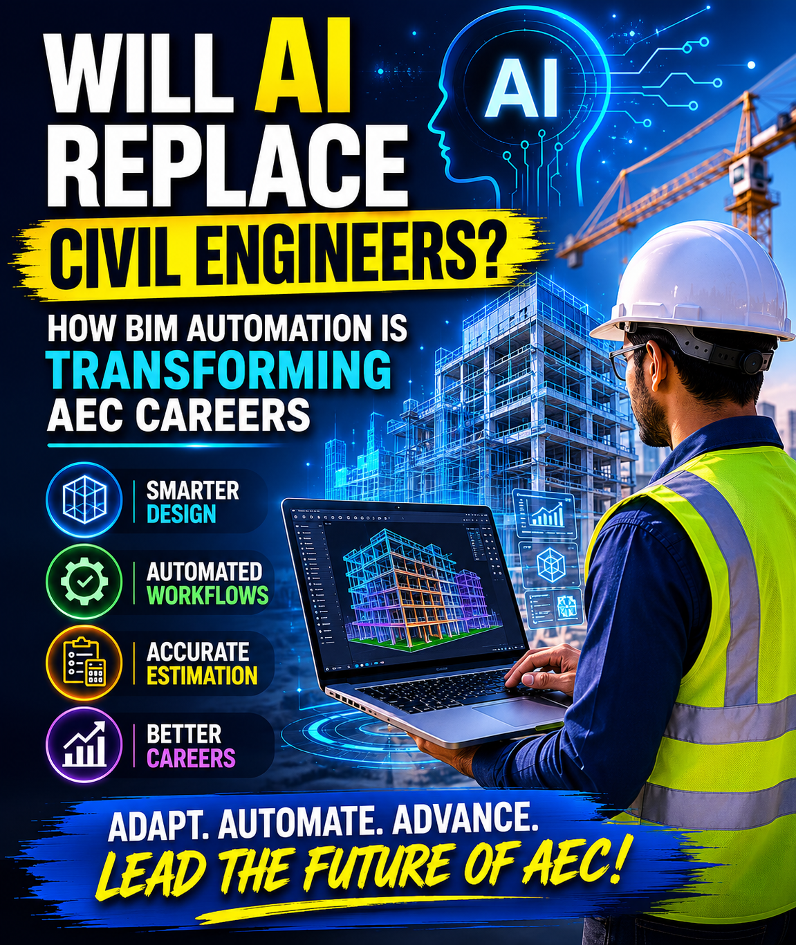 Will AI Replace Civil Engineers? How BIM Automation is Transforming AEC Careers